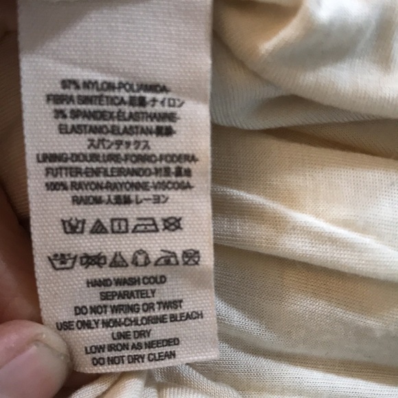 Free People Shearling Corded Lace Fit/Flare Cream Keyhole Front Dress size L - Picture 11 of 14